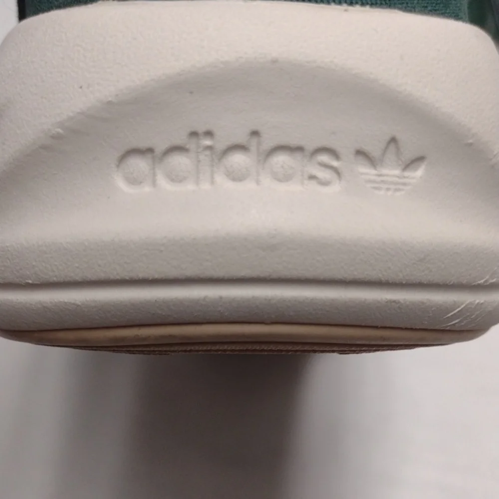 Adidas Green and White Sneakers with Chunky Sole